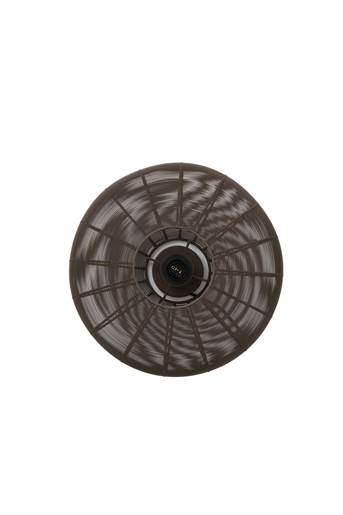 DECKENLEUCHTE Bahoto Braun Ø40/17 cm - Braun, Metall (40/40/17cm) - Light & Living