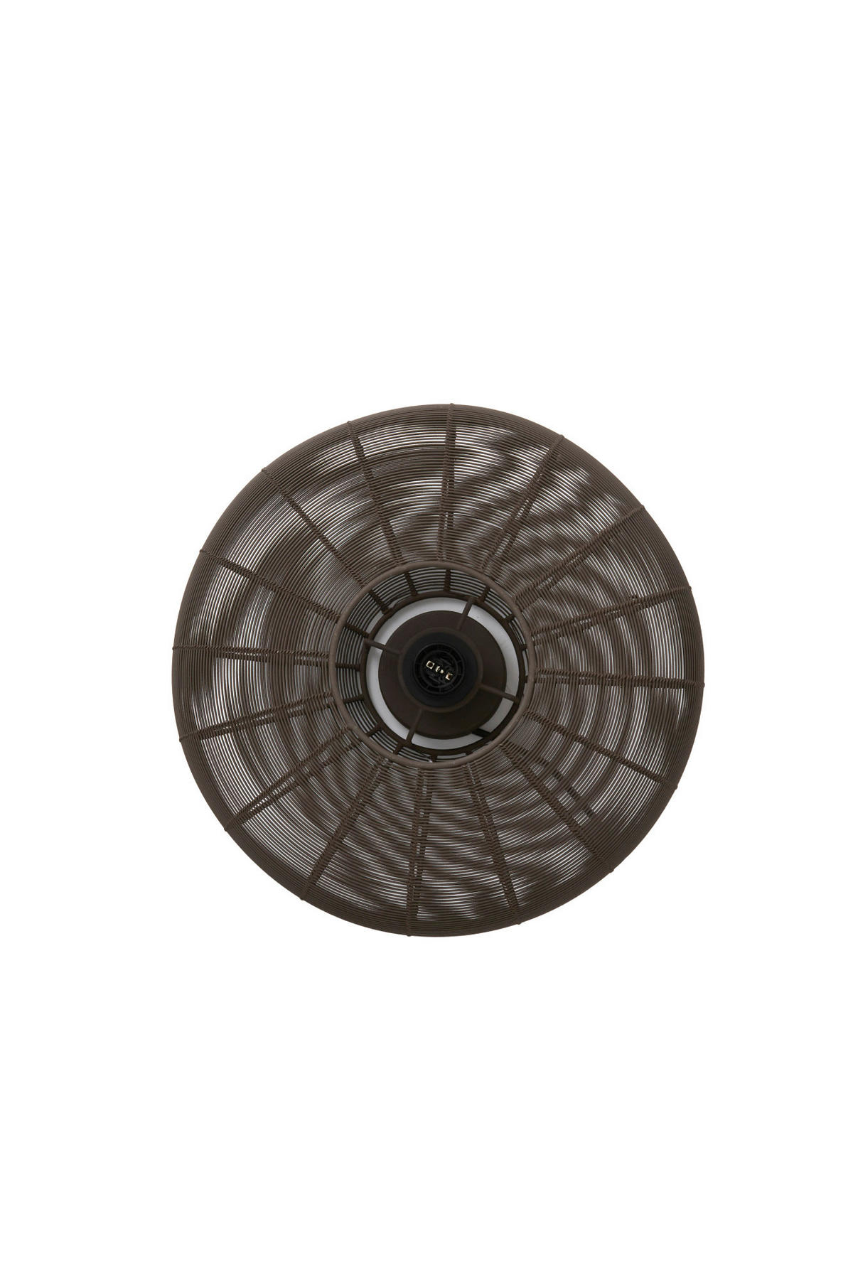 DECKENLEUCHTE Bahoto Braun Ø40/17 cm - Braun, Metall (40/40/17cm) - Light & Living