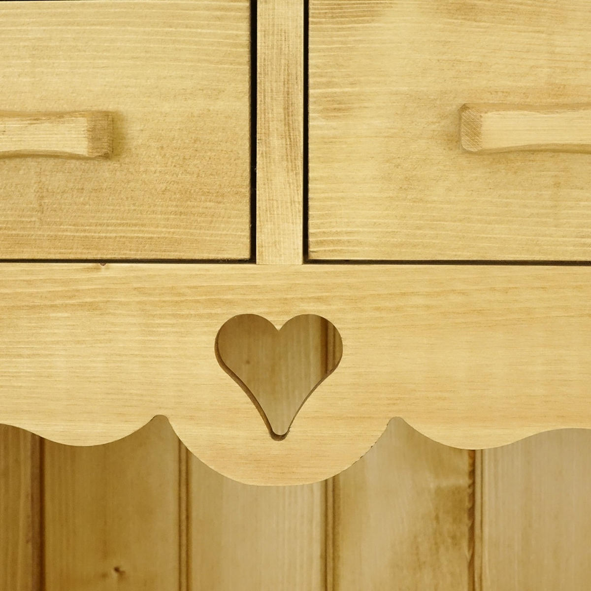 BUFFET aus Massivholz MEXICANA - Honig, Holz (150/197/45cm) - Seart