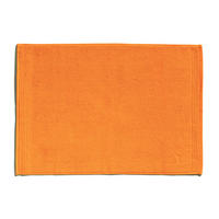 DUSCHVORLAGE SUPERWUSCHEL - Orange, Textil (50/70cm) - MÖVE