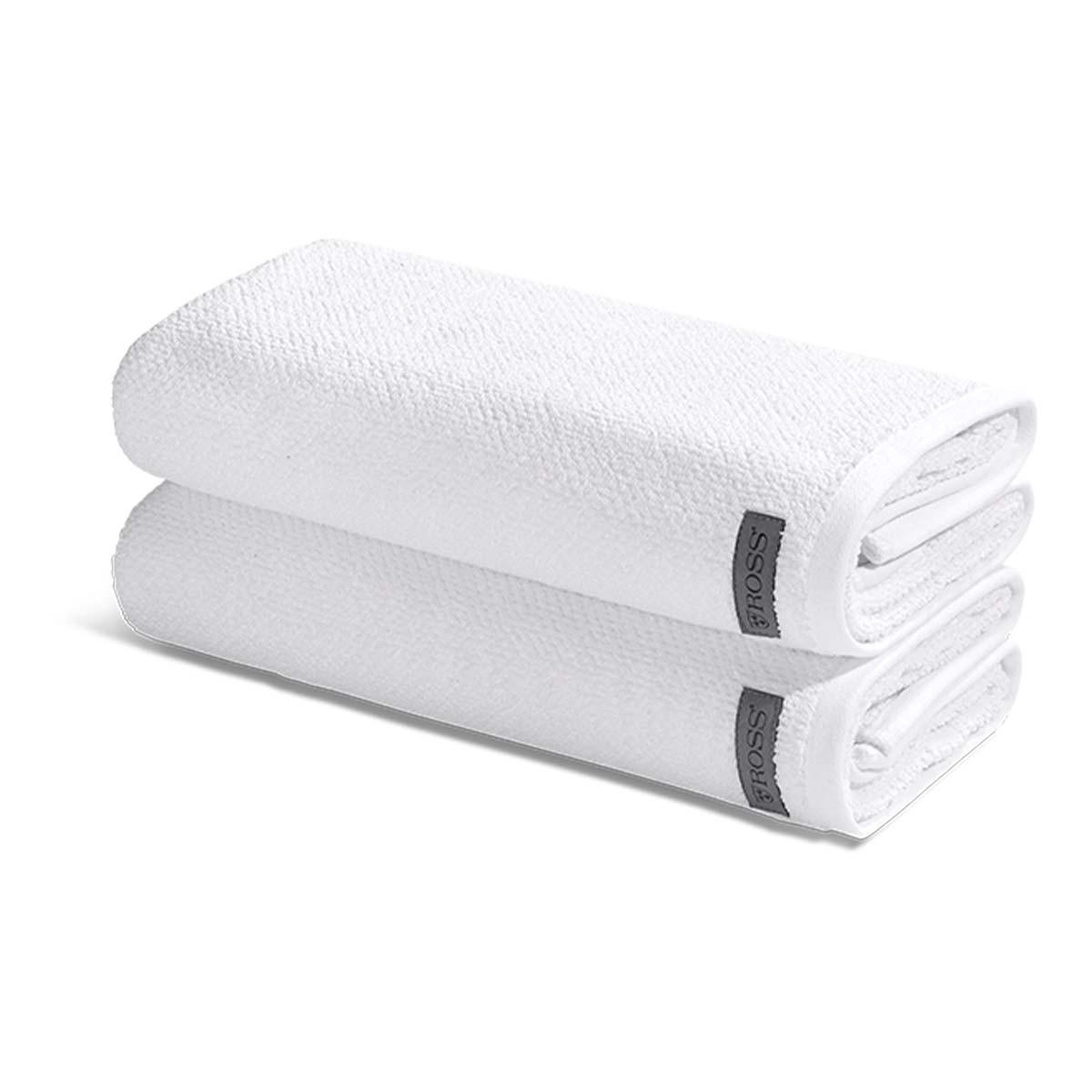 DUSCHTUCH Selection 2er-Set - Weiß, Textil (50/100cm) - Ross