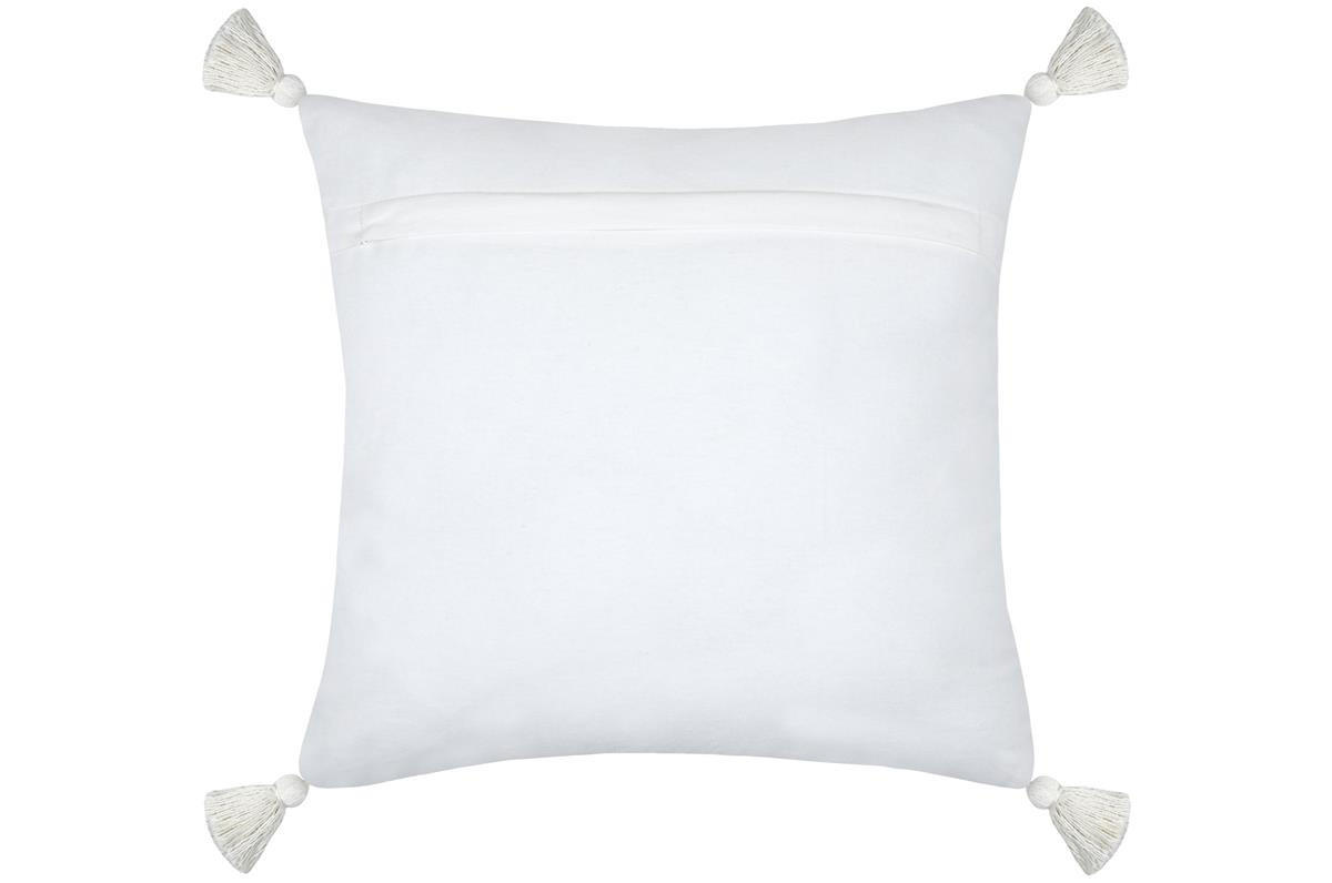 DEKOKISSEN mit abnehmbarem Bezug Joanny 45/45/2 cm - Beige, Naturmaterialien (45/45cm) - STOF
