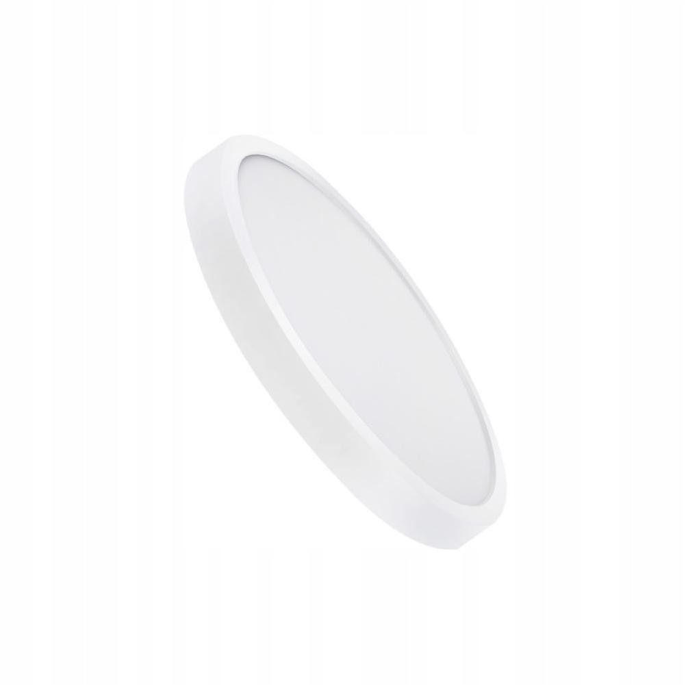 LED-DECKENLEUCHTE Dorian 18/18/2.4 cm - Weiß, Kunststoff (18/18/2.4cm) - ZMH