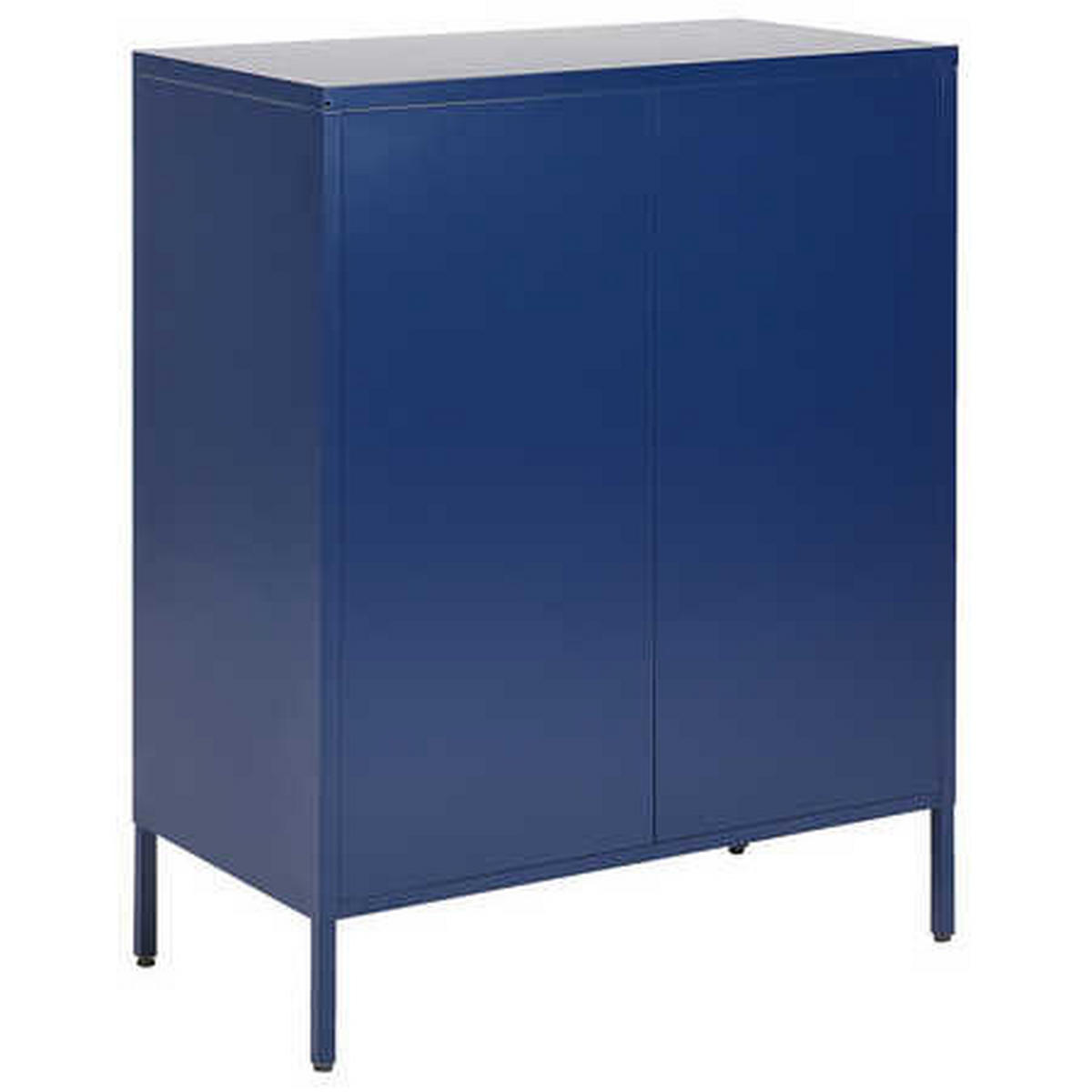 KOMMODE blau 4 Schubladen Enago - Blau, Metall (80/102/40cm) - Beliani