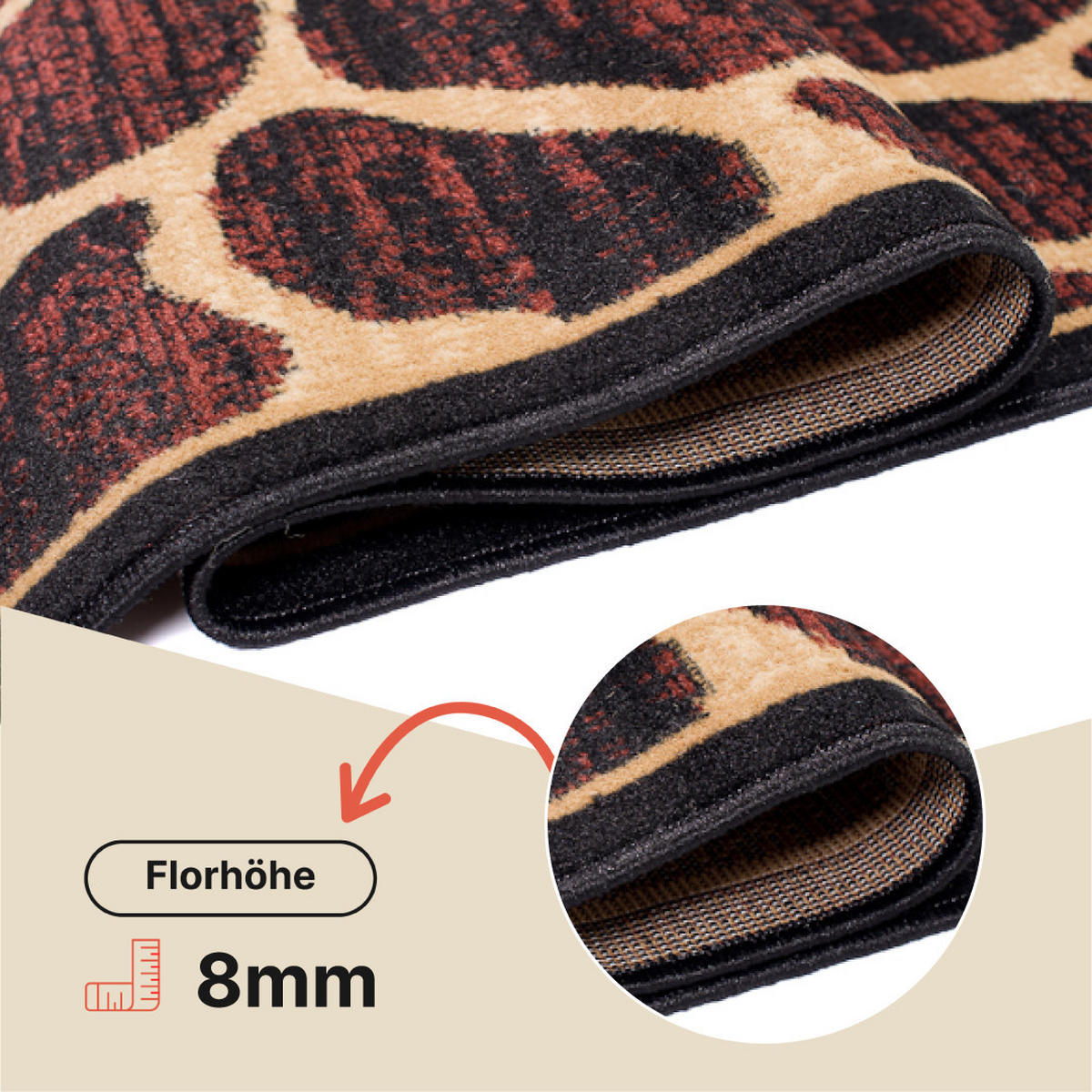 TEPPICH ATLAS Dunkelbraun 300/400 cm - Dunkelbraun, Textil (300/400cm) - Tapiso