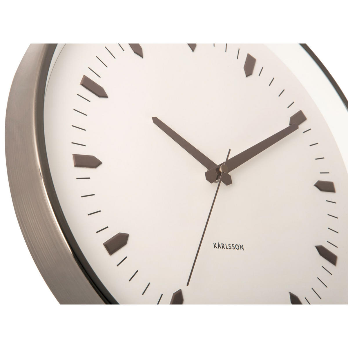 WANDUHR Arrow Batons Gun metal Ø35 cm - Braun, Metall (35/35/4.5cm) - Karlsson