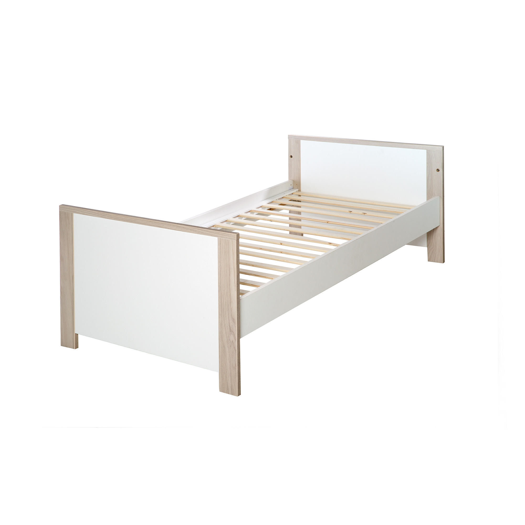 BABYBETT Olaf 70 x 140 cm - Weiß, Holzwerkstoff (70/140cm) - Roba