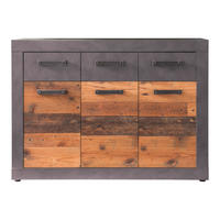 KOMMODE Grau - Grau, Holzwerkstoff (117/86/37cm) - ebuy24