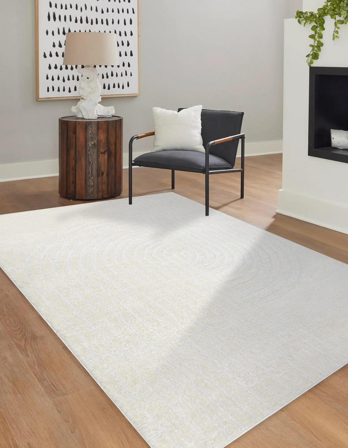 TEPPICH Mode 160/220 cm - Creme, Textil (160/220cm) - rugsX