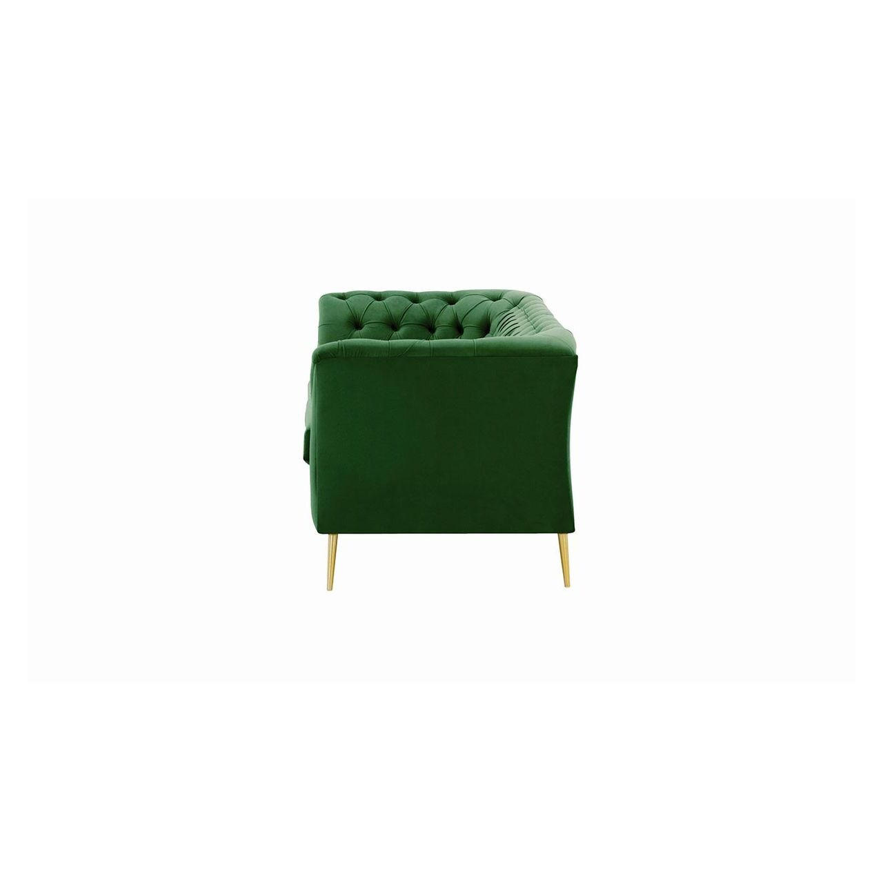 Thumbnail - Xxxl 2,5-Sitzer-Sofa, Grün, Textil, 209x74x80 cm, Wohnzimmer, Sofas & Couches, Sofas, Chesterfield Sofas