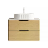 WASCHTISCH Eichefarben/Beige/Weiß 75/46/62.2 cm - Beige, Holz (75/62.2/46cm) - PANGIVO