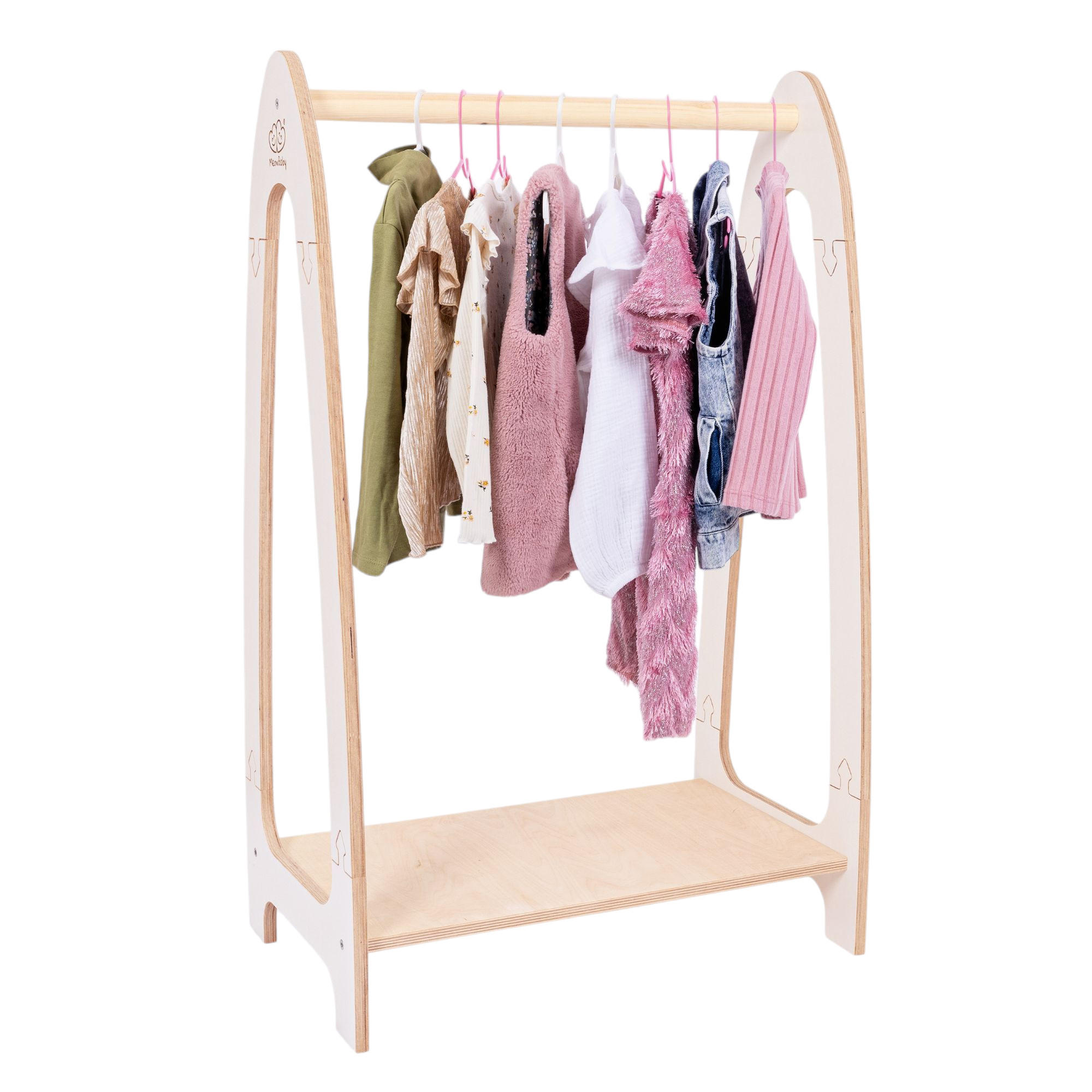 KLEIDERSTÄNDER für Kinder, Weiß - Weiß, Holz (36/97/60cm) - MeowBaby