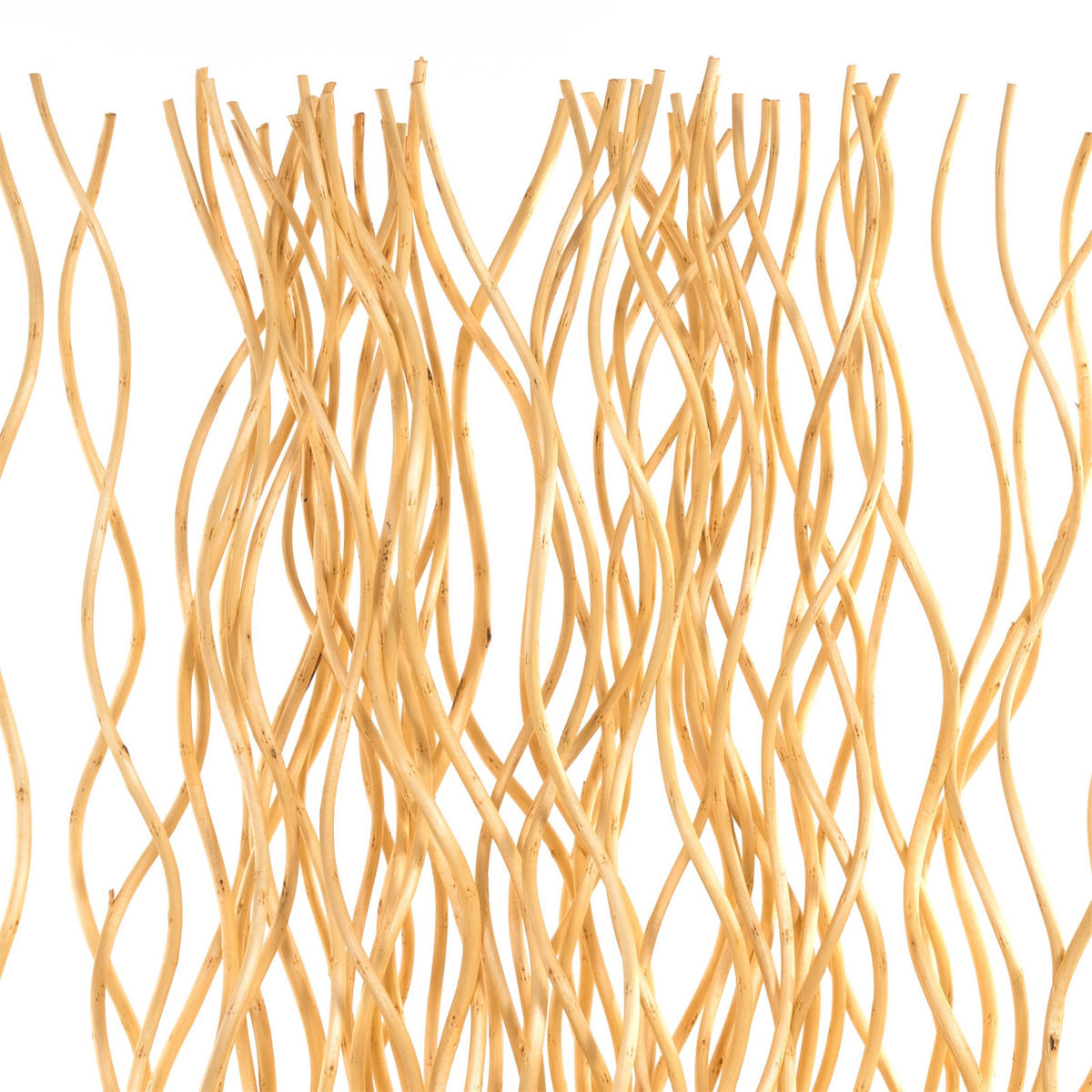 RAUMTEILER WAVE Weidenzweige honigfarben - Honig, Naturmaterialien (40/170/12cm) - DESIGN DELIGHTS