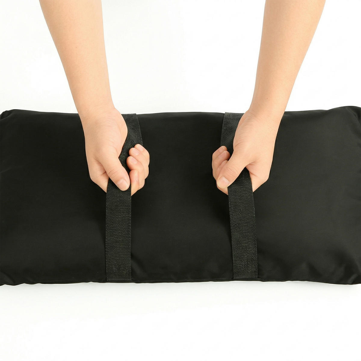 2XPIESKOVÉ vrecia - čierna, textil/plast (68/30cm) - Relaxdays