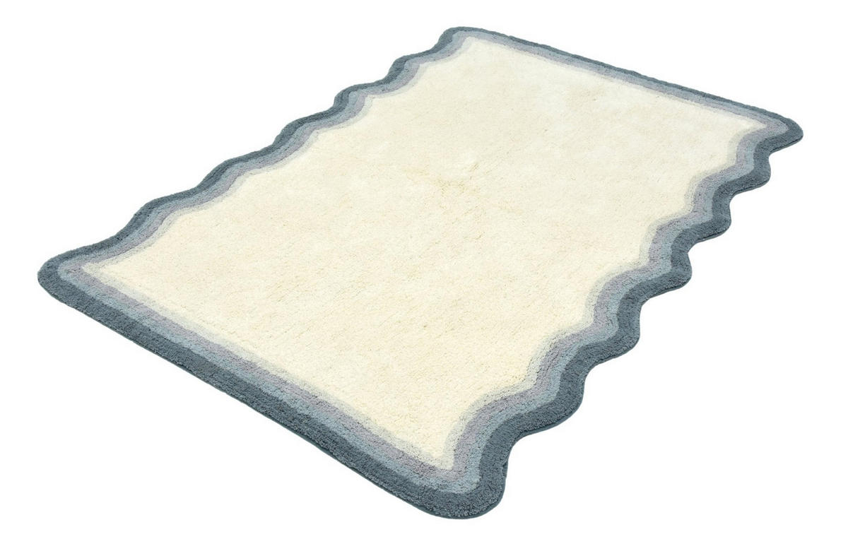 KINDERTEPPICH aus maschinenwaschbarer Baumwolle blau - Blau, Naturmaterialien (200/290cm) - AFK Living