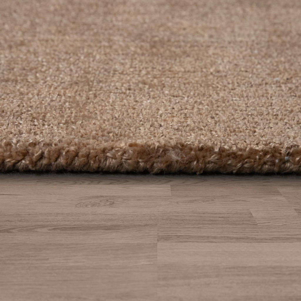 Thumbnail - Paco Home Hochflorteppich, Beige, Textil, Rechteckig, 80x150 cm, strapazierfähig, für Fußbodenheizung geeignet, Teppiche...