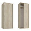 KLEIDERSCHRANK 2-türig, 70 cm Breite, mit Kleiderstange, sonoma - Sonoma Eiche, Holz (60/180.5/40cm) - Home Collective