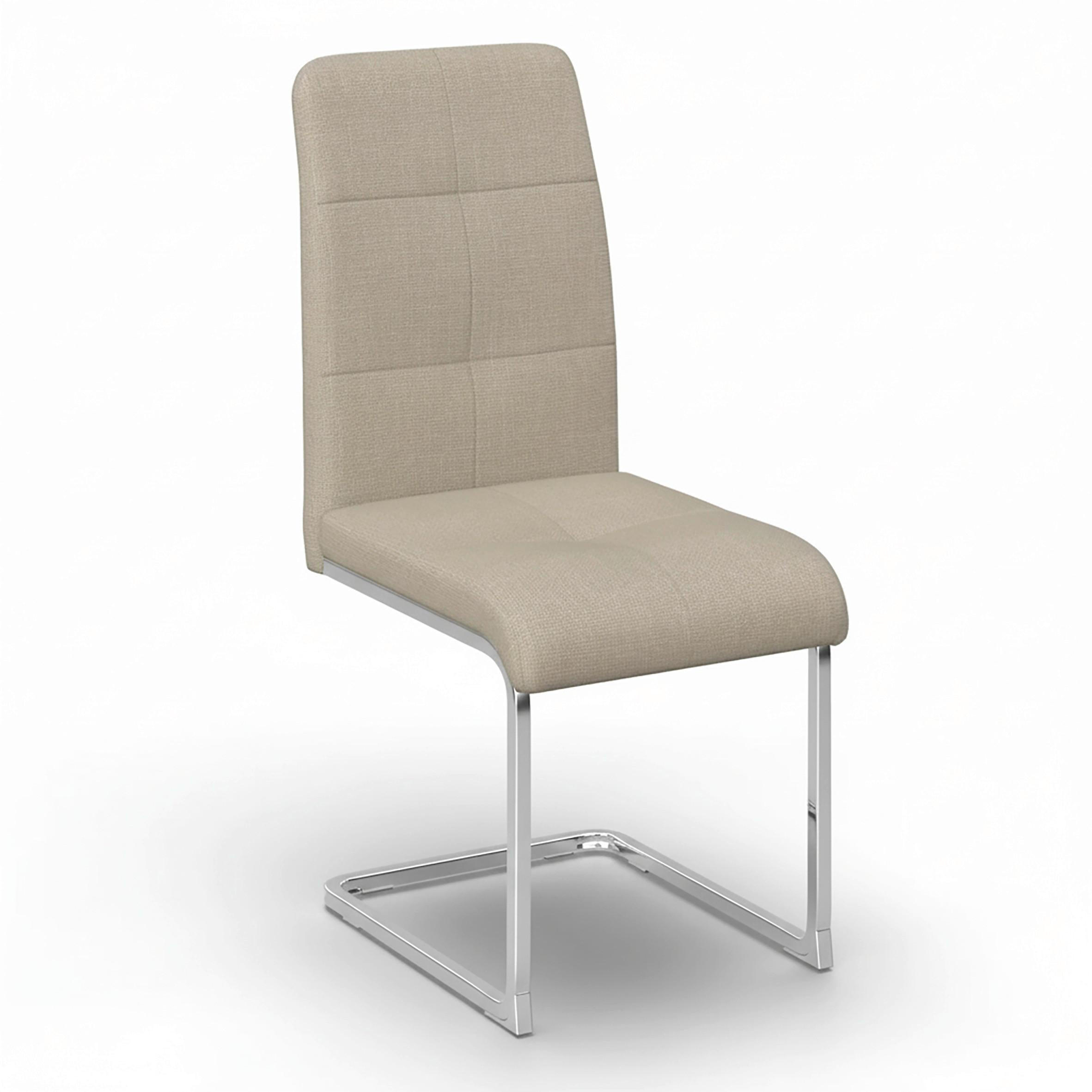 Bessagi Home Schwingstuhl Creme 43x99x60 cm