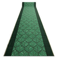 LÄUFER rutschfest LIŚCIE 80/100 cm - Pastellgrün, Textil (80/100cm) - rugsX
