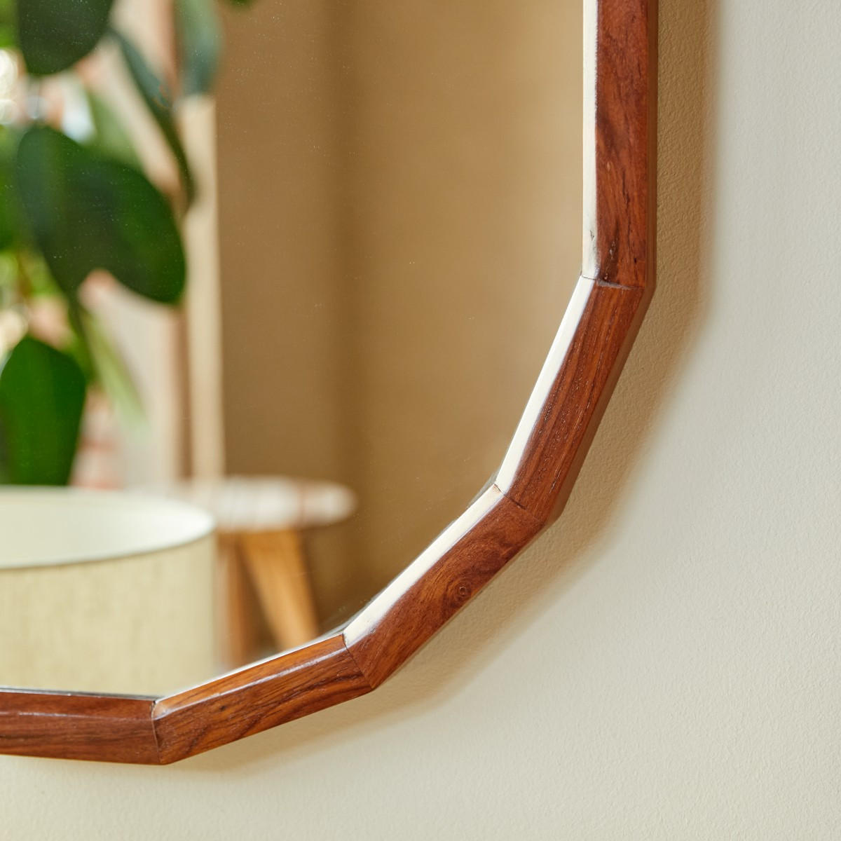 SPIEGEL Jade Braun aus Palisander - Braun, Holz (56/120/3cm) - Tikamoon