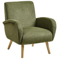 SESSEL Stoff Grün Plassen - Grün, Textil (73/82/53cm) - Beliani