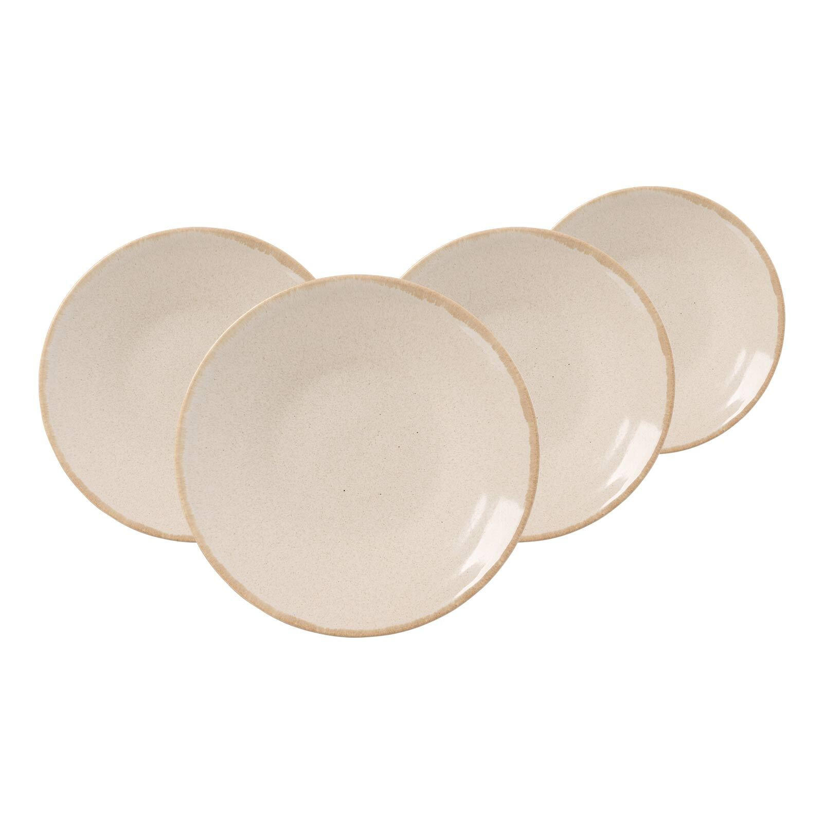 DESSERTTELLER Sahara Creme ø 20,5 cm 4er Set - Creme, Keramik (20.5cm) - Ritzenhoff Breker
