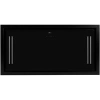 DUNSTABZUGSHAUBE GCH C 343 120 BL + Umluftset, 120 cm Schwarz Glas - Schwarz, Glas/Metall (120/17/60cm) - Gurari