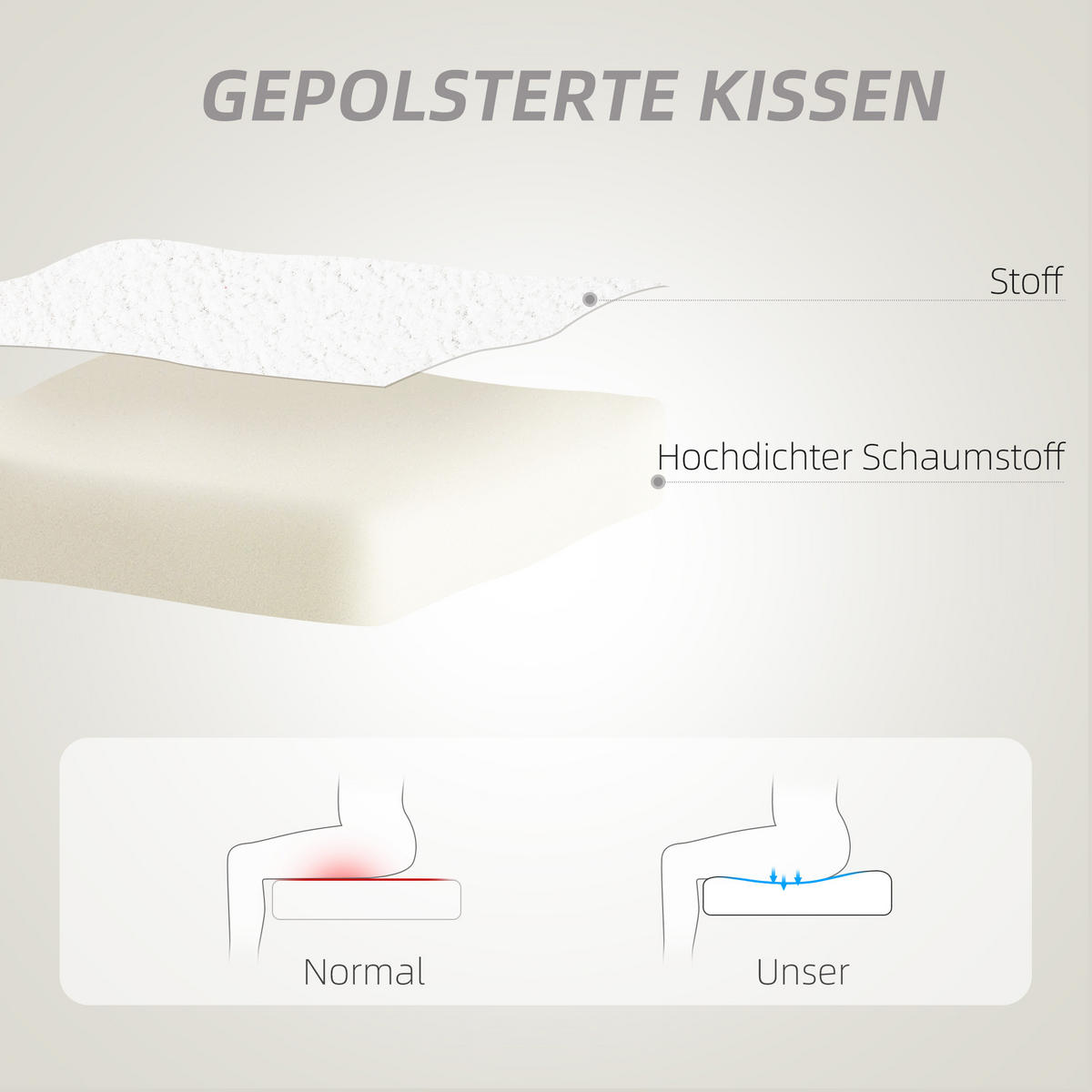 SCHREIBTISCHSTUHL Bürostuhl Drehbar Homeoffice Stuhl mit Herzförmige Rückenlehne - Weiß, Kunststoff (45/88/56cm) - HOMCOM