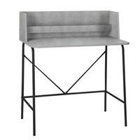 SCHREIBTISCH Rechteckig Grau 90 x 48 x 100 (cm) - Grau, Metall (90/100/48cm) - Nordlys