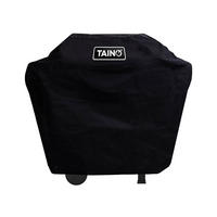 GRILLABDECKHAUBE Wabaya 3+0 - Schwarz, Textil (117/99/52cm) - TAINO