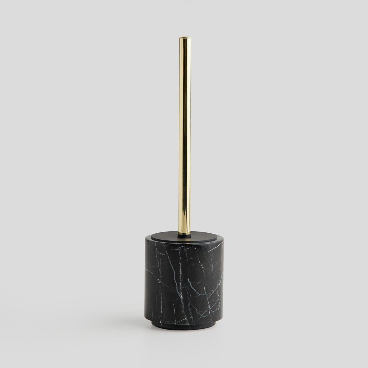 TOILETTENBÜRSTE Marblo - Schwarz, Stein (10/36/10cm) - home&you