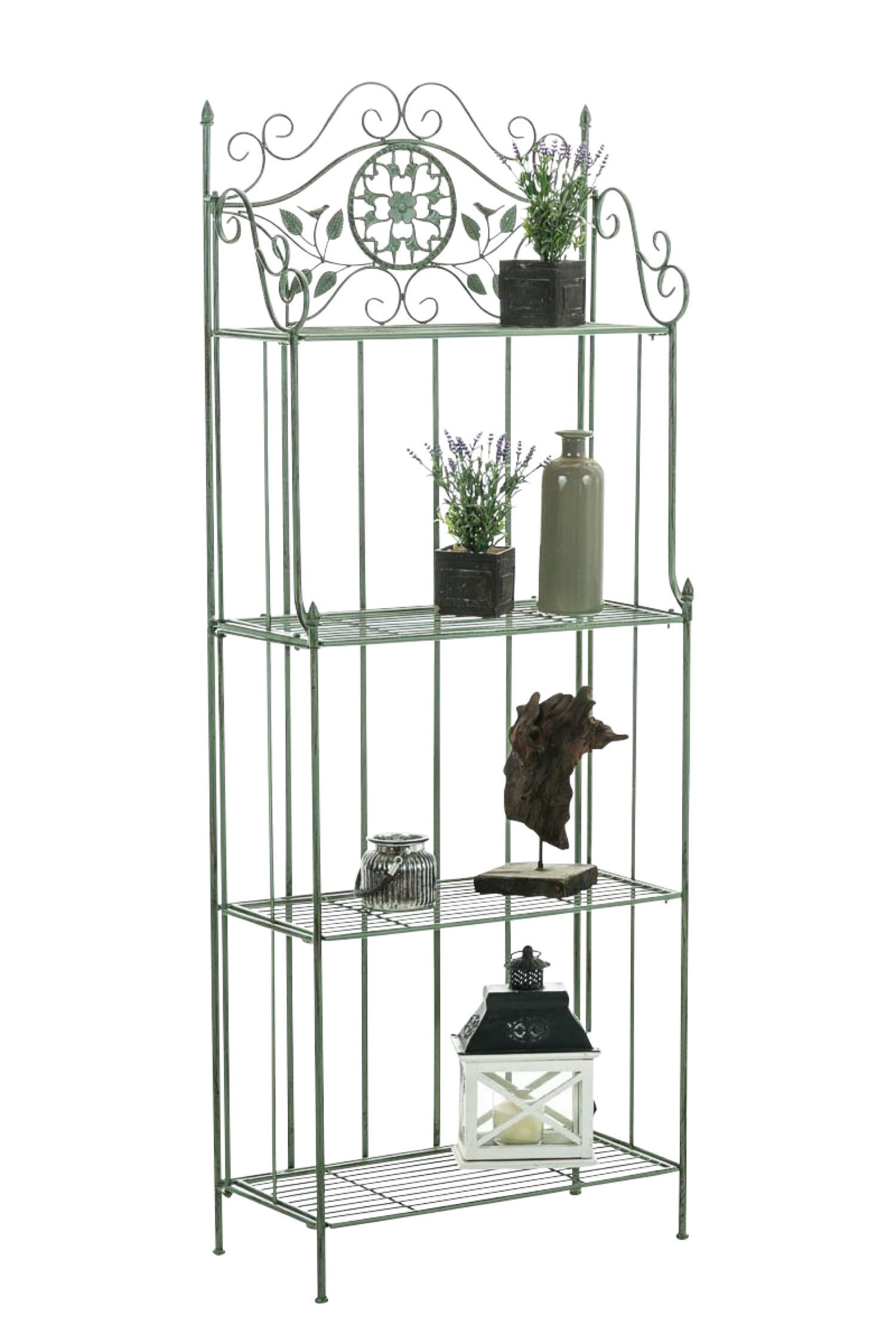 STANDREGAL Florenz antik-grün - Grün, Metall (66/175/32cm) - TPFGarden