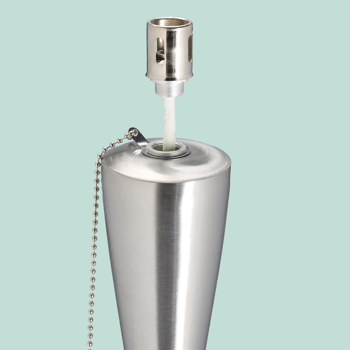 3xGARTENFACKEL - Schwarz, Metall (115cm) - Relaxdays