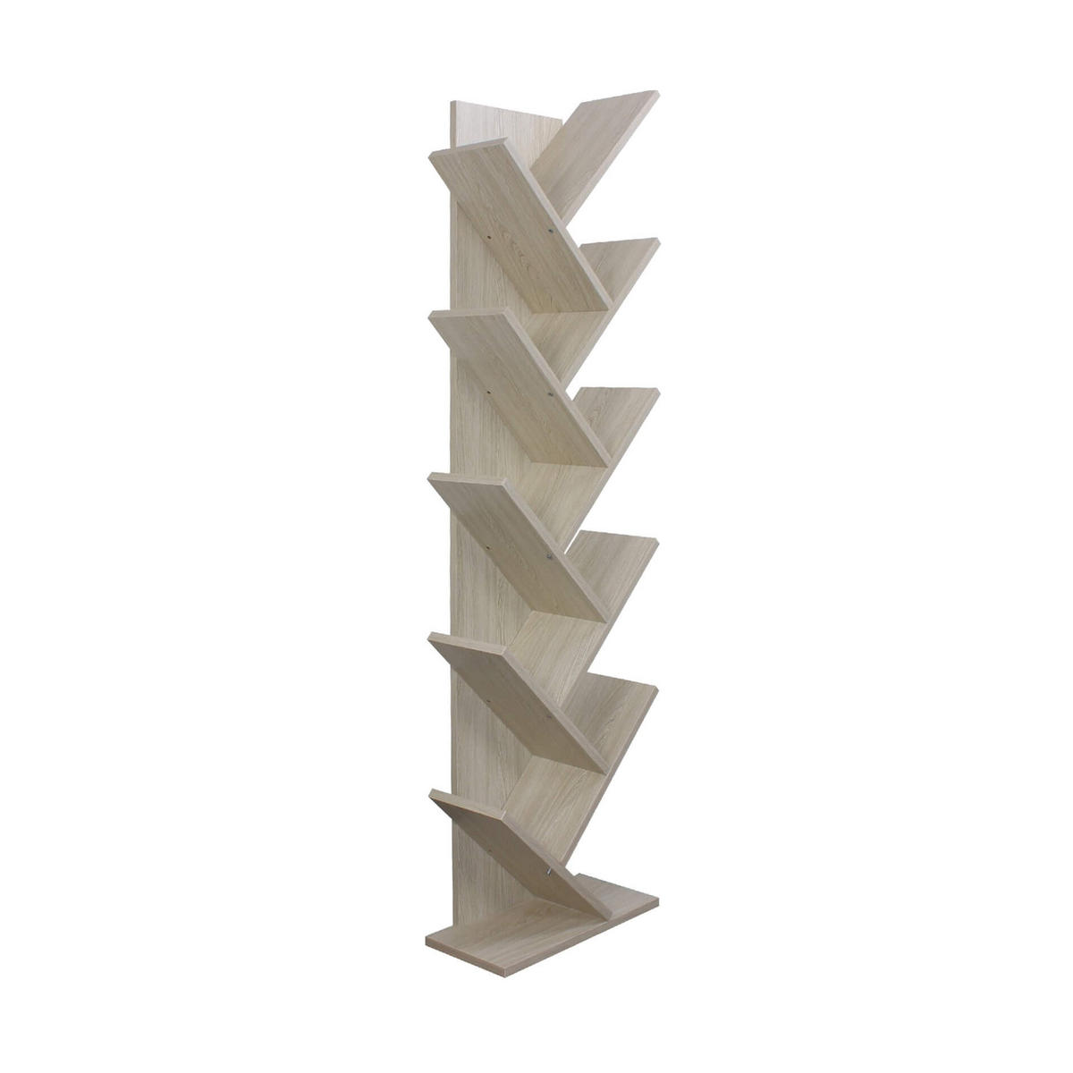 BÜCHERREGAL Grau 22/45/160 cm - Grau, Holzwerkstoff (22/160/45cm) - Mobili Rebecca