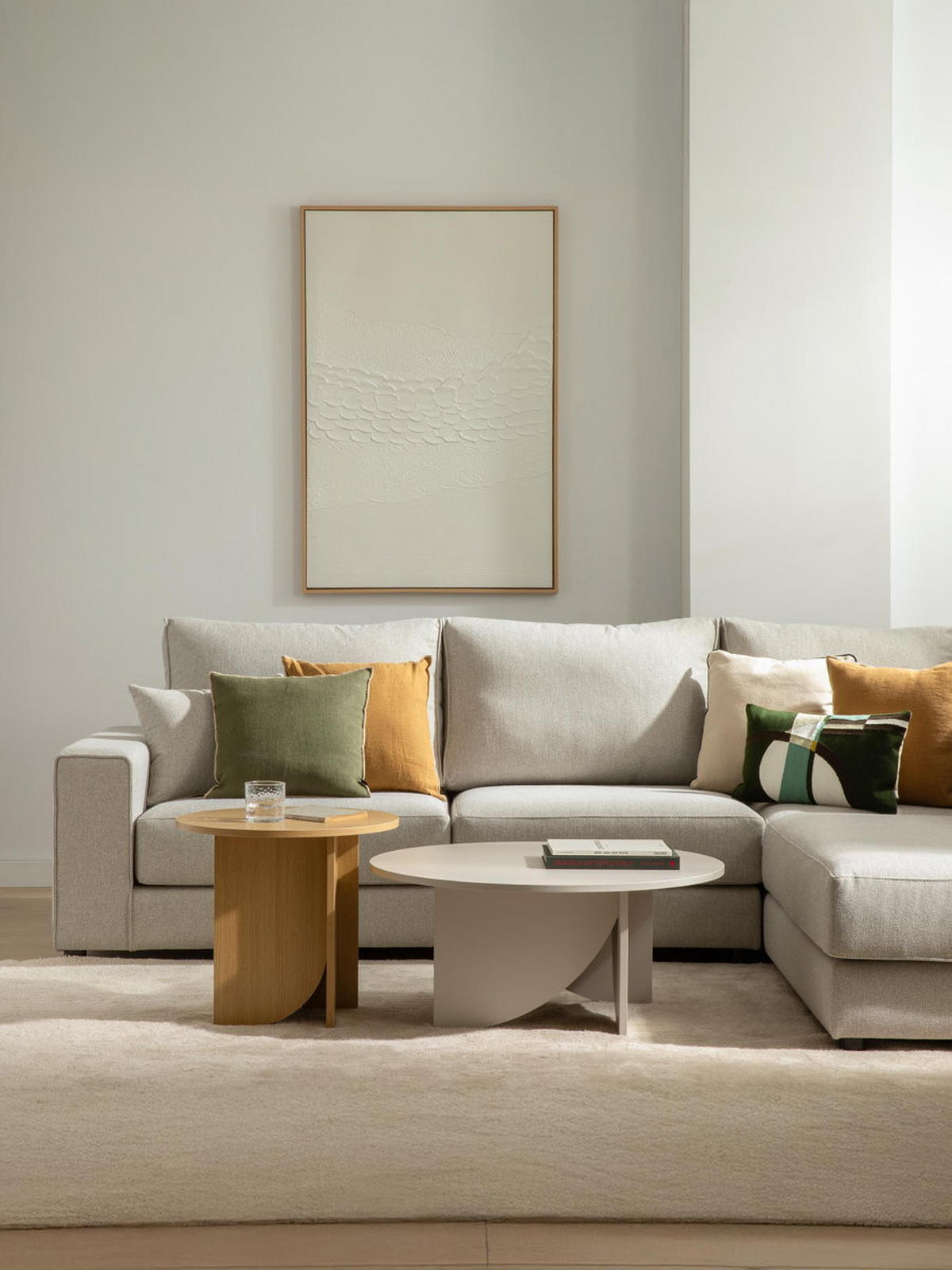 COUCHTISCH Sauris Grau 80 cm x 35 cm - Grau, Holzwerkstoff (80/80/35cm) - Kenay Home