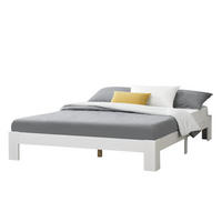 HOLZBETT Raisio - Weiß, Holz (160/200cm) - [en.casa]