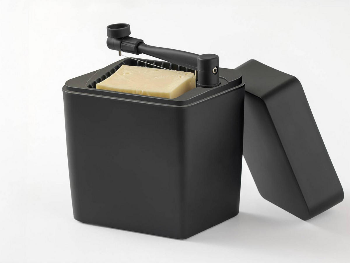 KÄSEHOBEL Classic - Schwarz, Kunststoff (10/16cm) - Rosti