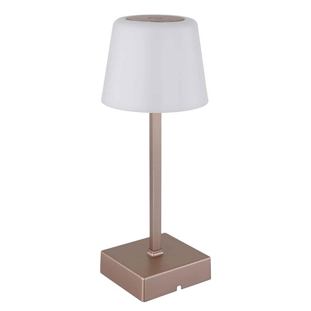 LED TISCHLEUCHTE XAYDEN Champagner - Champagner, Metall (8.5/8.5/25.5cm) - Globo Lighting