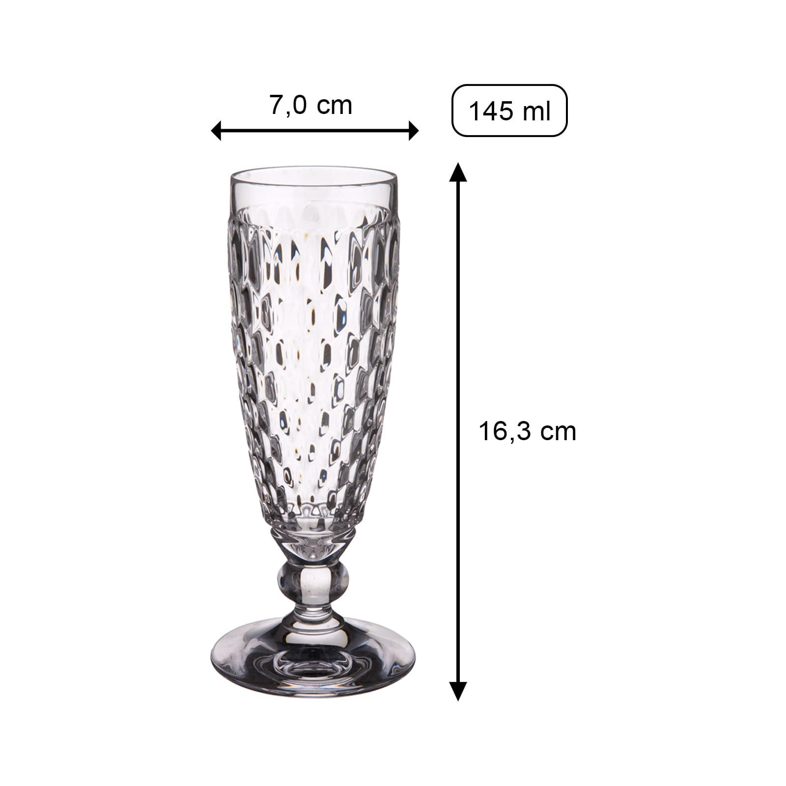 SEKTGLÄSER Boston Coloured Lavender 145 ml 4er Set - Lila, Glas (0.145L) - Villeroy & Boch