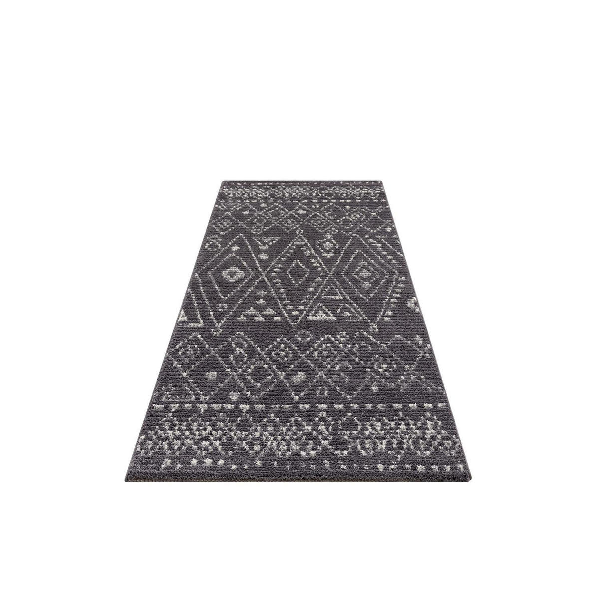 KURZFLOR-TEPPICH April 2292 Grau 80x150 cm - Grau, Textil (80/150cm) - carpet city