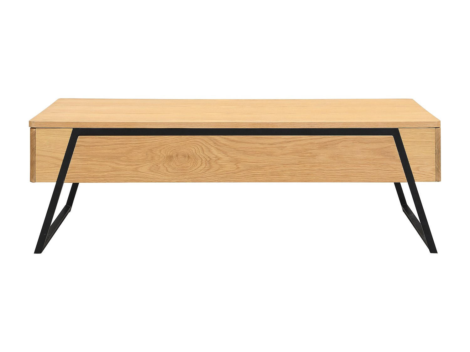 COUCHTISCH höhenverstellbar - 120 cmcm x 60 cmcm - Holz, Platte - Naturfarben Hell - EBENORA - Naturfarben, Holz (60/120/61cm) - Vente-Unique