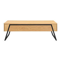 COUCHTISCH - 120 cm x 60 cm - holz - naturfarben hell Ebenora - Naturfarben, Holz (60/120/61cm) - Vente-Unique