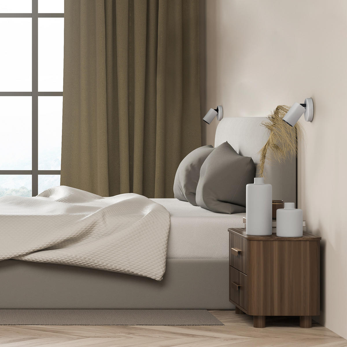 STRAHLER Timo Rd - Weiß, Metall (9/5.7/12.7cm) - Paco Home