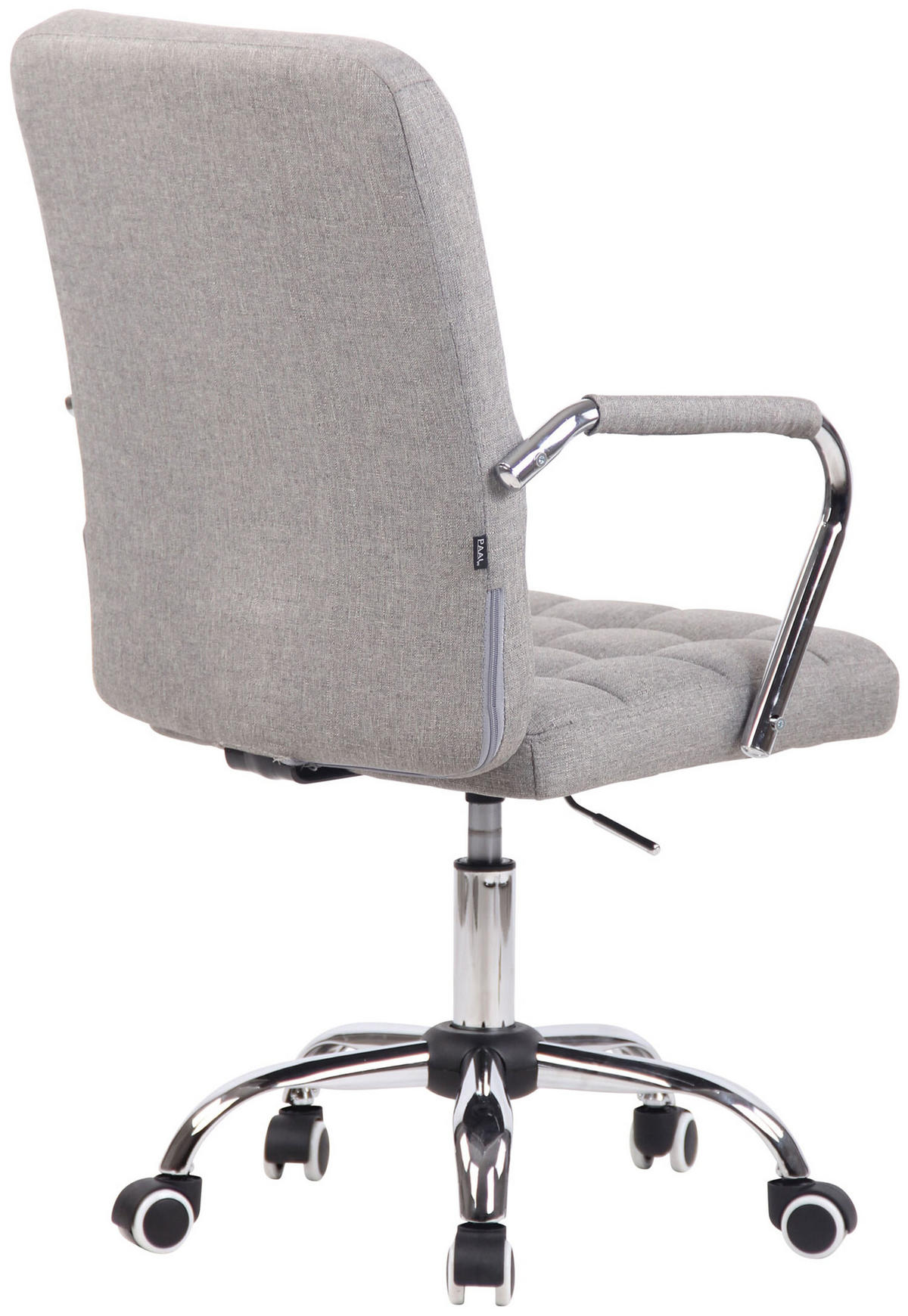 BÜROSTUHL Tenor, Stoff Grau - Grau, Textil/Metall (56/104/60cm) - TPFLiving