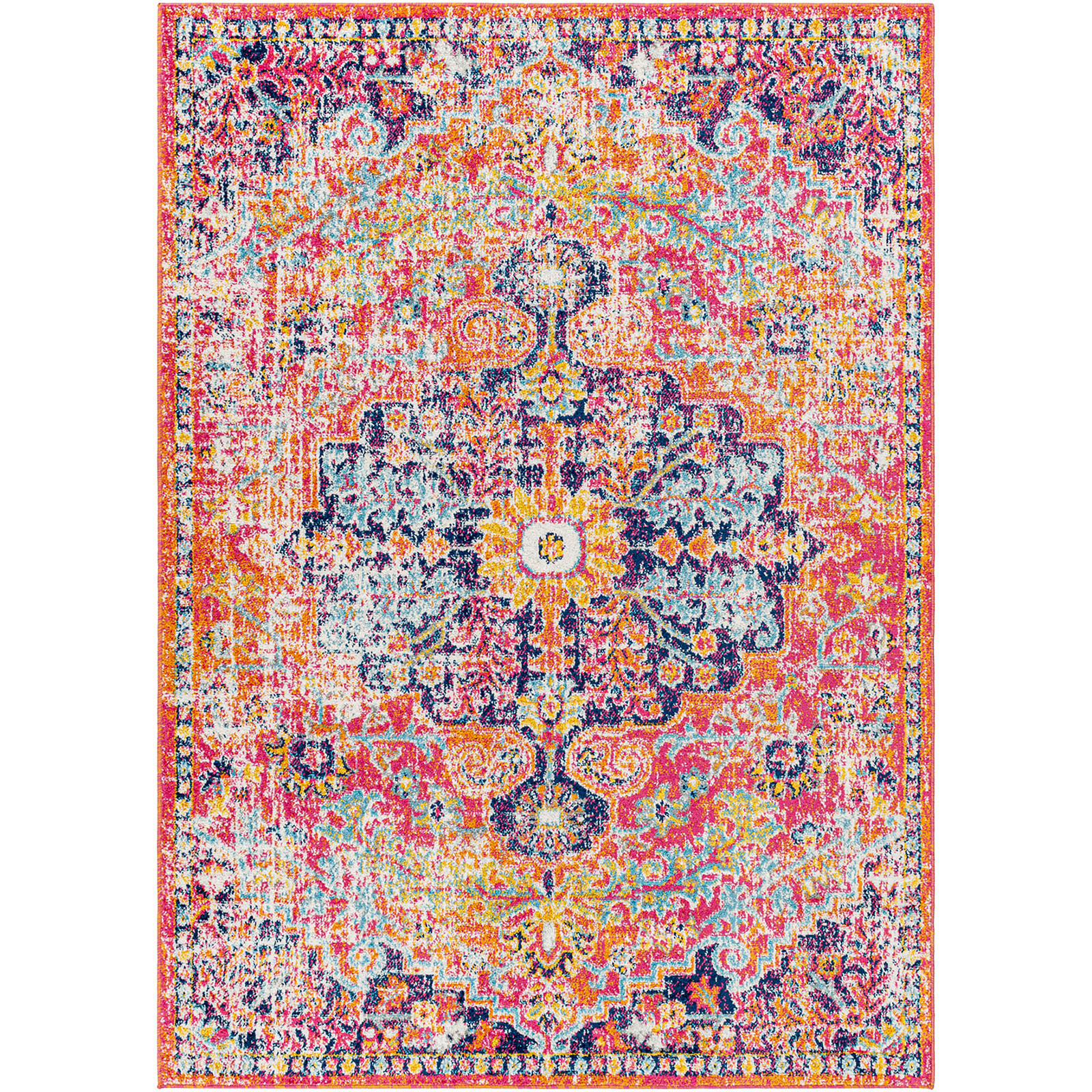 VINTAGE-TEPPICH 120x170 cm Orange - Orange, Textil (120/170cm)
