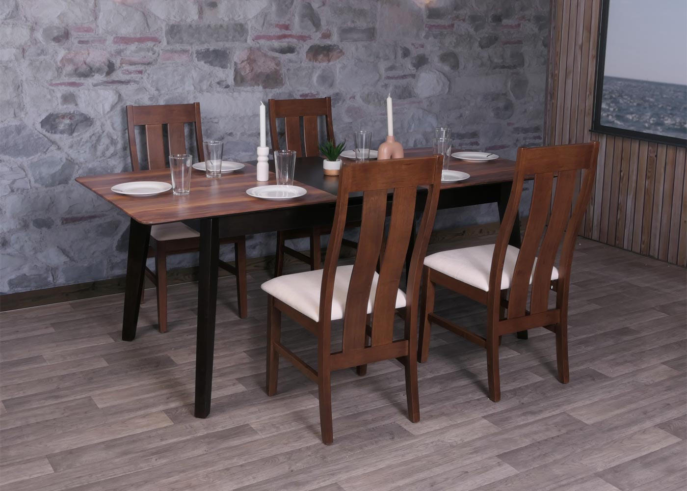 ESSZIMMERTISCH rechteck Braun - Braun, Holz (90/200/77cm) - MCW