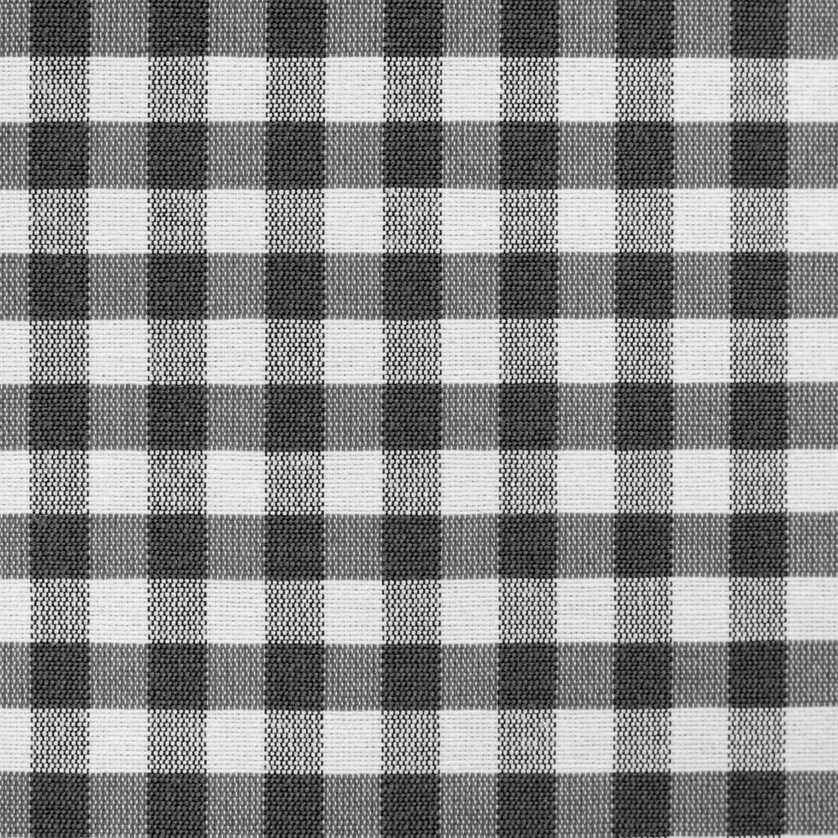 KOPFTEIL für Kinderbett mit schwarzem Vichy-Stoff bezogen, 110/52cm MARINA - Schwarz, Textil (3/52/110cm) - RNT By Really Nice Things