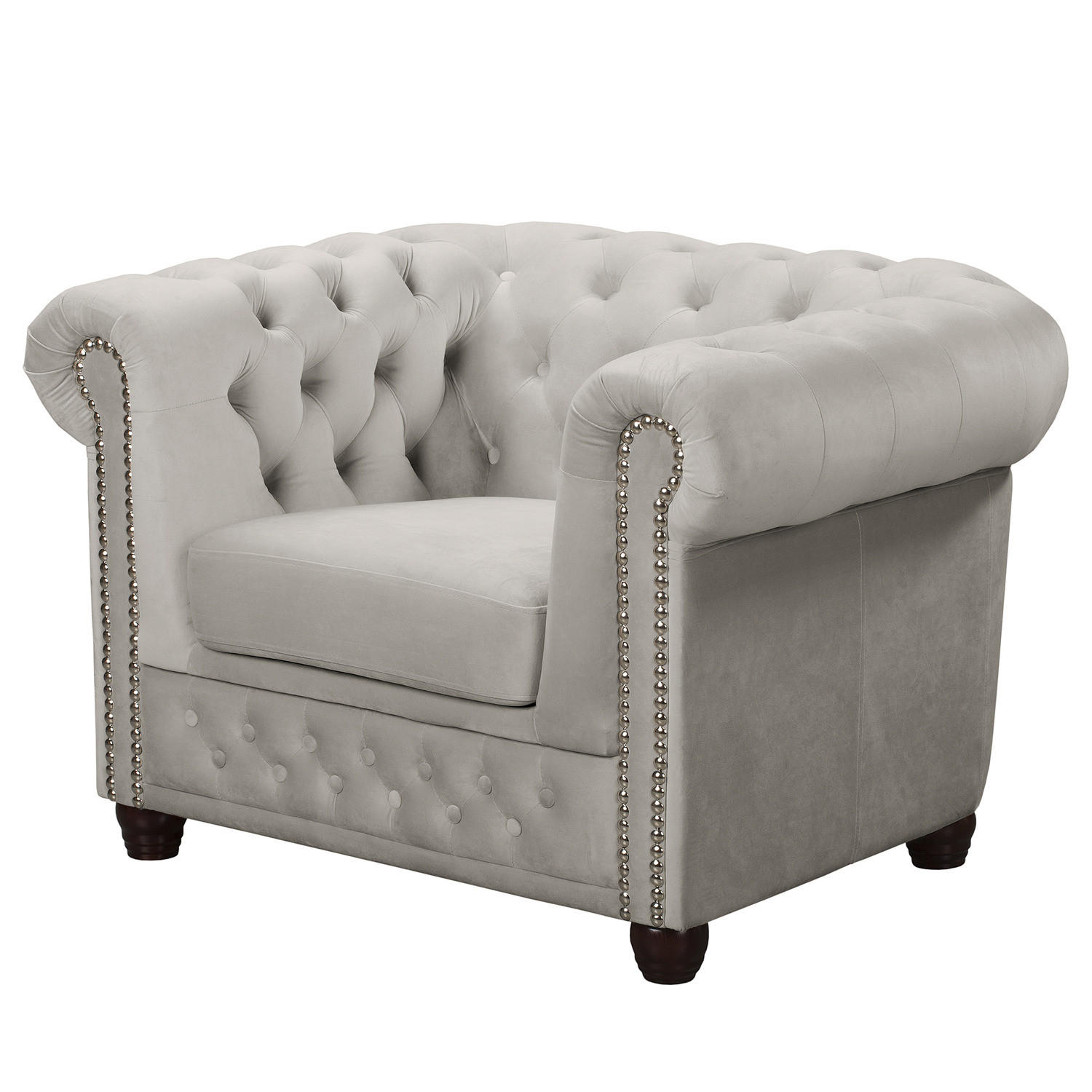 SESSEL - Kaschmir/Buchefarben, Holz/Buchenholz (104/72/86cm) - home24