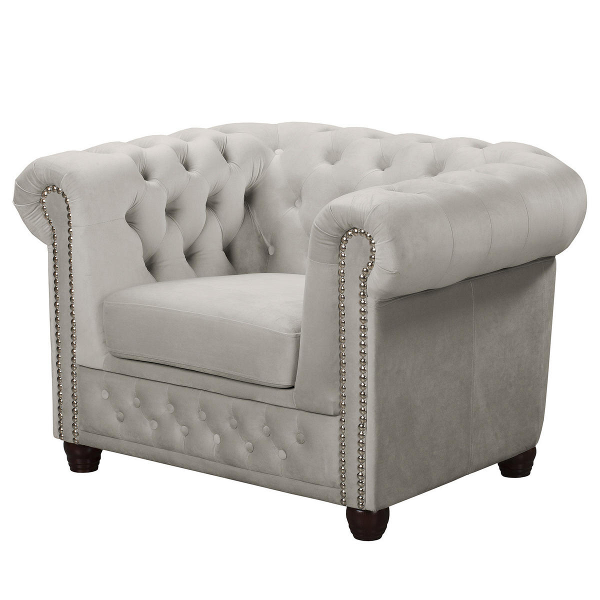 SESSEL - Kaschmir/Buchefarben, Holz/Buchenholz (104/72/86cm) - home24