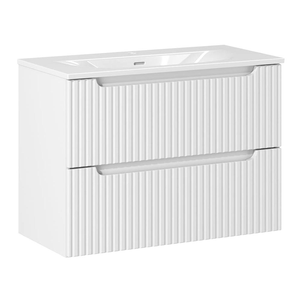 WASCHTISCH Newport-56 - Weiß, Holzwerkstoff (81/59/40cm) - Lomado